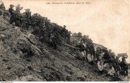 NÂ° 3528 Z -cpa Manoeuvres D'Artillerie Dans Les Alpes- - Manoeuvres