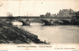 NÂ°3409 Z -cpa Chalons Sur Marne -pont De Marne- - Châlons-sur-Marne