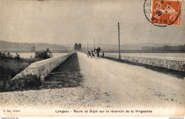 NÂ°2849 Z -cpa Longeau -route De DIjon Sur Le RÃ©servoir De La Vingeanne- - Autres & Non Classés
