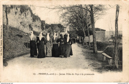 NÂ°2843 Z -cpa Penne -jeunes Filles Du Pays Ã  La Promenade- - Autres & Non Classés