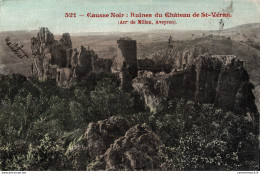 NÂ° 4247 Z -cpa Causse Noir : Ruines Du ChÃ¢teau De St VÃ©ran- - Autres & Non Classés