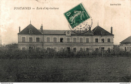 NÂ° 4244 Z -cpa Fontaines -Ã©cole D'agriculture- - Sonstige & Ohne Zuordnung