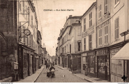 NÂ° 4158 Z -cpa Cognac -rue Saint Martin- - Cognac