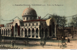 NÂ° 4125 Z -cpa Marseille -exposition Coloniale- Palais De Madagascar- - Expositions Coloniales 1906 - 1922