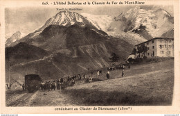 NÂ° 4048 Z -cpa Chemin De Fer Du Mont Blanc Conduisant Au Glacier De Bionnassay- - Trains