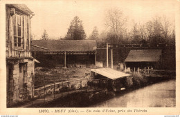 NÂ° 4021 Z -cpa Mouy -un Coin D'usine, PrÃ¨s Du ThÃ©rain- - Mouy