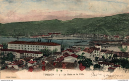 NÂ° 4004 Z -cpa Toulon -la Rade Et La Ville- - Toulon