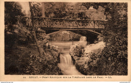 NÂ° 3979 Z -cpa Royat -pont Rustique Sur La Tiretaine Dans Le Parc- - Royat