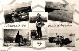 NÂ° 3962 Z -cpsm Souvenir Du Bassin D'Arcachon - Souvenir De...