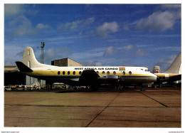 NÂ° 3950 Z -cpsm Vickers Viscount -West Africa Air Cargo- - 1946-....: Ere Moderne