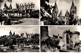 NÂ° 3841 Z -cpsm Loches -le ChÃ¢teau Vu Du Jardin Public- - Loches