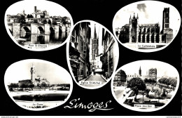 NÂ° 3846 Z -cpsm Limoges -multivues- - Limoges