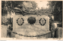 NÂ° 3828 Z  -cpa Abbeville  -tombeau De Boucher De CrÃ¨vecoeur- - Abbeville