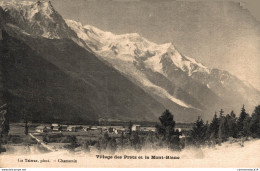 NÂ° 3818 Z  -cpa Village Des Pratz Et Le Mont Blanc- - Other & Unclassified