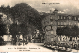 NÂ° 3812 Z  -cpa La Bourboule -la Roche Des FÃ©es- -hÃ'tel Des Thermes- - La Bourboule