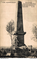 NÂ° 3731 T -cpa Alfortville -monument CommÃ©moratif Ã©levÃ©- - Alfortville