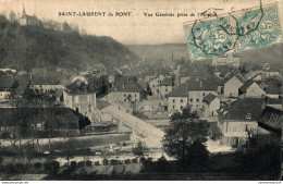 NÂ°3684 Z -cpa Saint Laurent Du Pont -vue GÃ©nÃ©rale Prise De L'hopital- - Saint-Laurent-du-Pont