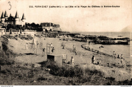 NÂ°3678 Z -cpa Pornichet -la CÃ'te Et La Plage Du ChÃ¢teau Ã  Bonne Source- - Pornichet