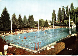 NÂ° 4812 Z -cpsm Bellerive Sur Allier -la Piscine- - Natation