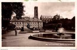 NÂ° 4775 Z -cpsm Limoges -jardin De L'EvÃªchÃ©- - Limoges