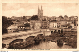 NÂ° 4742 Z -cpa Niort -vue Vers Les Ponts Et L'Ã©glise St AndrÃ©- - Niort