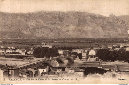 NÂ° 4668 Z -cpa Valence -vue Sur Le RhÃ'ne Et Les Ruines De Crussol- - Valence