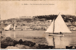 NÂ° 4605 Z -cpa Cette -vue GÃ©nÃ©rale Du Port Et Le Fort Richelieu- - Sete (Cette)