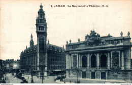 NÂ° 4681 Z -cpa Lille -la Bourse Et Le ThÃ©Ã¢tre- - Lille
