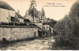 NÂ° 4546 Z -cpa Tournan -la RiviÃ¨re De Marsange Et L'Ã©glise- - Tournan En Brie