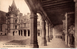 NÂ° 4516 Z -cpa Blois -le ChÃ¢teau Les Colonnades Et L'aile Louis XII- - Châteaux