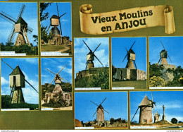 NÂ° 4507 Z -cpsm Vieux Moulins En Anjou - Windmills