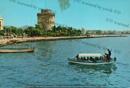 View Of The Quay. Thessaloniki, Greece. (Circulated. Original Postcard, 1970/80, 10x15 Cm.) * - Grèce