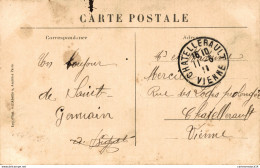 NÂ° 4362 Z -cachet Chatellerault -Vienne - 1911 - - Cachets Manuels