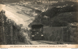 NÂ° 4331 Z -cpa San Sebastian -ascension Del Funicular Al Monte Igueldo- - Funicular Railway