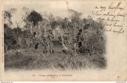 NÂ° 4327 Z -cpa Village Antandroy Ã  Itsimilofo- - Madagaskar