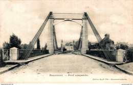 NÂ° 5361 Z -cpa Beaumont -pont Suspendu- - Bridges