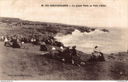 NÂ° 5309 Z -cpa Les Sables D'Olonne -la Grande MarÃ©e Au Puits D'enfer- - Sables D'Olonne