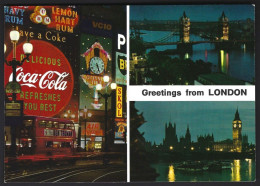 PC 2L71 J.HINDE-Greetings From London,multivues. Unused - Other & Unclassified