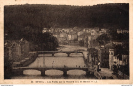 NÂ° 5171 Z -cpa Epinal -les Ponts Sur La Moselle Vus En Ballon- - Epinal