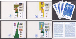 D-DAY - MARKET GARDEN - Set Of 4 Commemorative Booklets With Sheet - 2. Weltkrieg