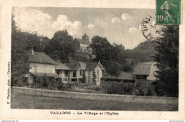 NÂ° 5109 Z -cpa Paladru -le Village Et L'Ã©glise- - Paladru