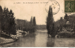 NÂ° 5107 Z -cpa Paris -Bois De Boulogne En Hiver- Lac InfÃ©rieur- - Boulogne Billancourt