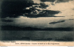 NÂ° 5061 Z -cpa LÃ©pin -coucher De Soleil Sur Le Lac D'Aiguebelette- - Autres & Non Classés
