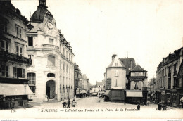 NÂ° 5038 Z -cpa Auxerre -l'hÃ'tel Des Postes Et La Place De La Fontaine- - Auxerre