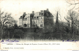 NÂ° 5012 Z -cpa Landes -chÃ¢teau Des Marquis De Poyanne- - Autres & Non Classés