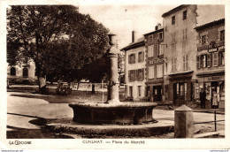 NÂ° 5011 Z -cpa Cunlhat -place Du MarchÃ©- - Cunlhat