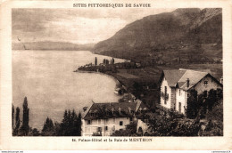 NÂ° 4988 Z -cpa Palace HÃ'tel Et La Baie De Menthon - Autres & Non Classés