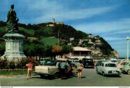 NÂ°6492 Z -cpsm San Sebastian -voitures : Fiat 2300, Dauphine, - Voitures De Tourisme