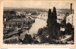 NÂ° 6084 Z -cpa AngoulÃªme -vue Sur La VallÃ©e De La Charente- - Angouleme