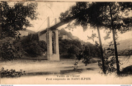 NÂ° 6042 Z -cpa Pont Suspendu De Saint Ilpize - Ponts